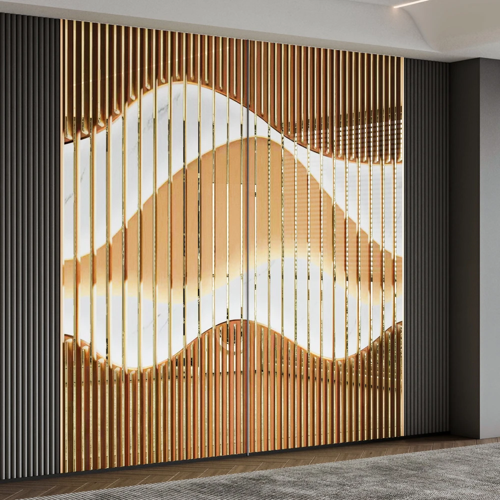 Paneles de pared de PVC a prueba de humedad: nueva textura de madera de carb&oacute;n de bamb&uacute; para uso en interiores
