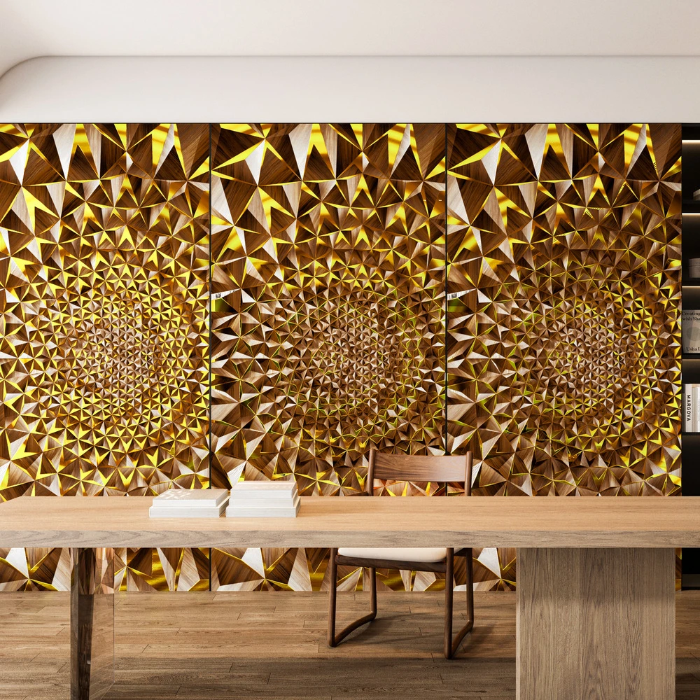 Placa de cristal de carbono, panel de pared de carb&oacute;n de bamb&uacute;, chapa de madera de aglomerado para decoraci&oacute;n del hogar