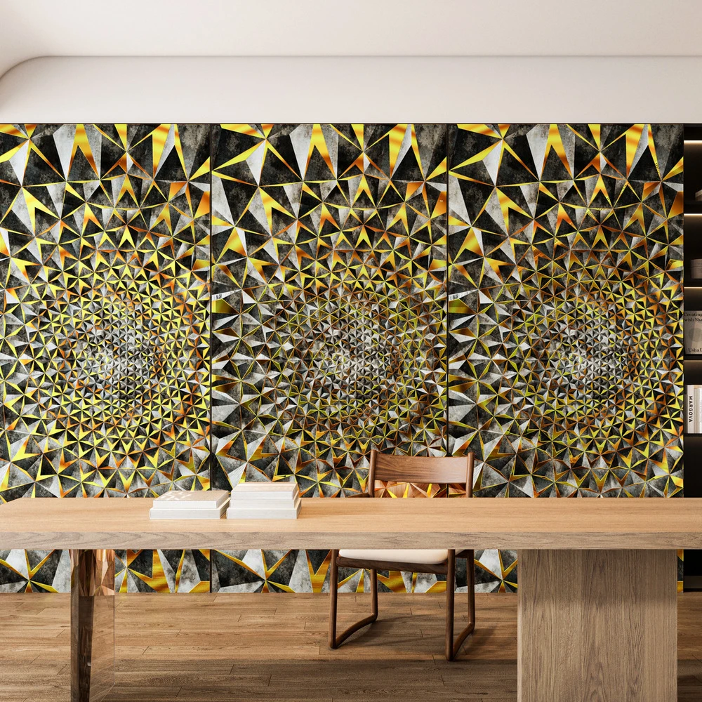 Placa de cristal de carbono, panel de pared de carb&oacute;n de bamb&uacute;, chapa de madera de aglomerado para decoraci&oacute;n del hogar