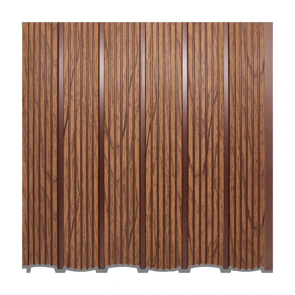 Decoraci&oacute;n de interiores Panel de pared de listones 3D Decoraci&oacute;n con ranuras Panel de pared de madera PS