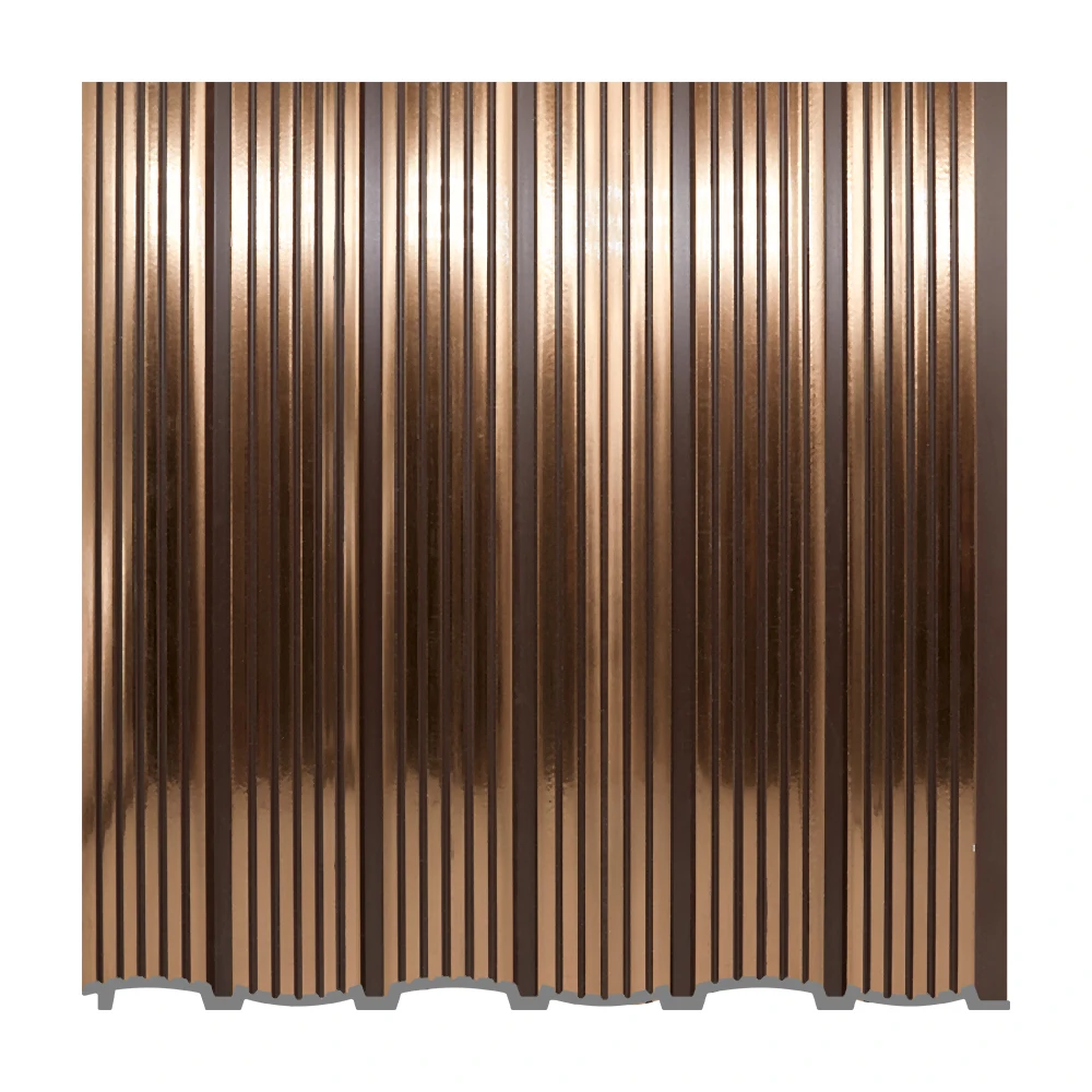Decoraci&oacute;n de interiores Panel de pared de listones 3D Decoraci&oacute;n con ranuras Panel de pared de madera PS
