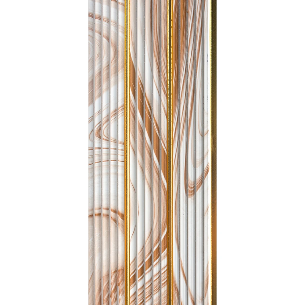 Panel de pared de PS de lujo Poliestireno de alta densidad Tablero de listones decorativo impermeable Revestimiento de pared de carb&oacute;n 3D Escalera de ba&ntilde;o