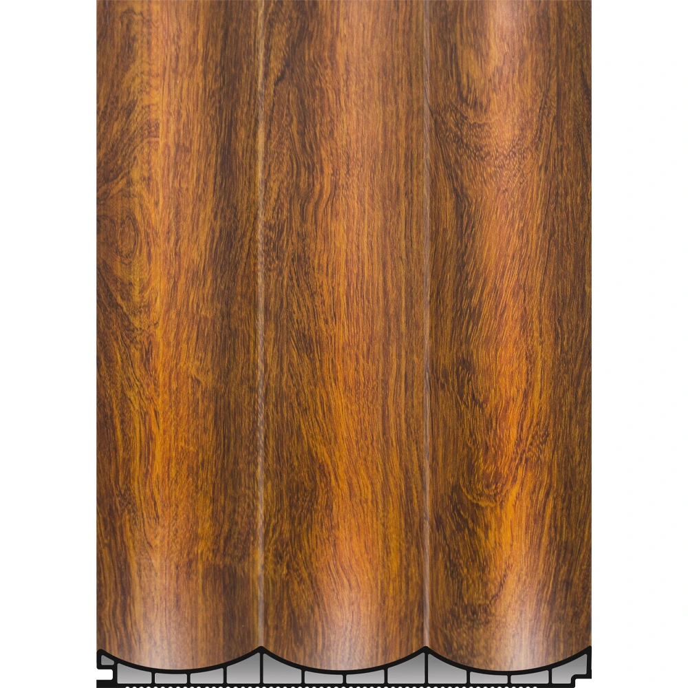 Panel de pared WPC interior de PVC impermeable con decoraci&oacute;n de madera para aplicaciones decorativas de hoteles