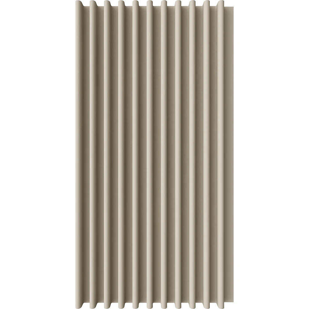 Panel de pared estriado de WPC de bamb&uacute; impermeable a prueba de humedad para decoraci&oacute;n de paredes de TV en interiores