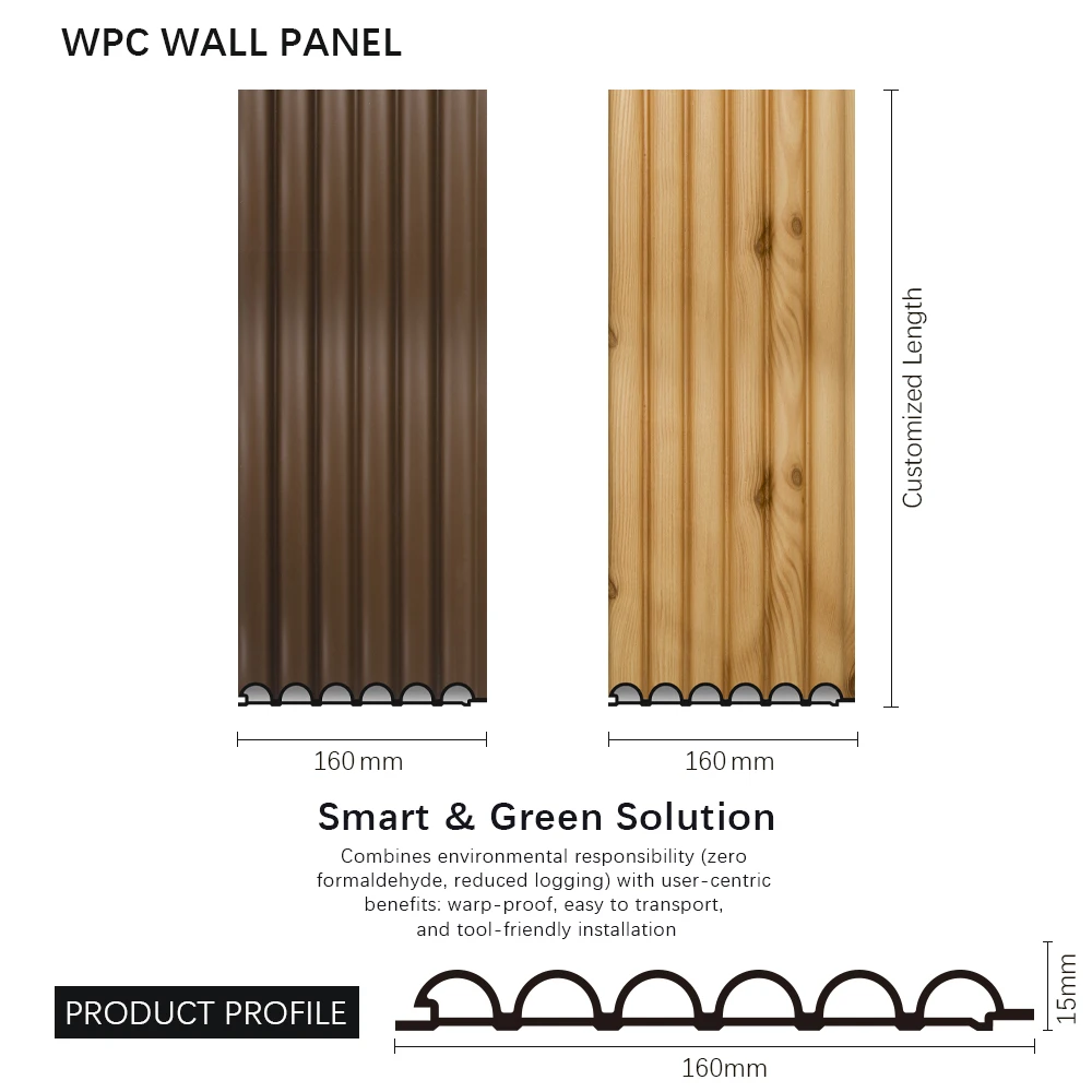 Panel de pared de WPC estriado con textura de m&aacute;rmol con incrustaciones de oro moderno, resistente al agua Fondo de TV con listones decorativos para interiores y exteriores ecol&oacute;gico