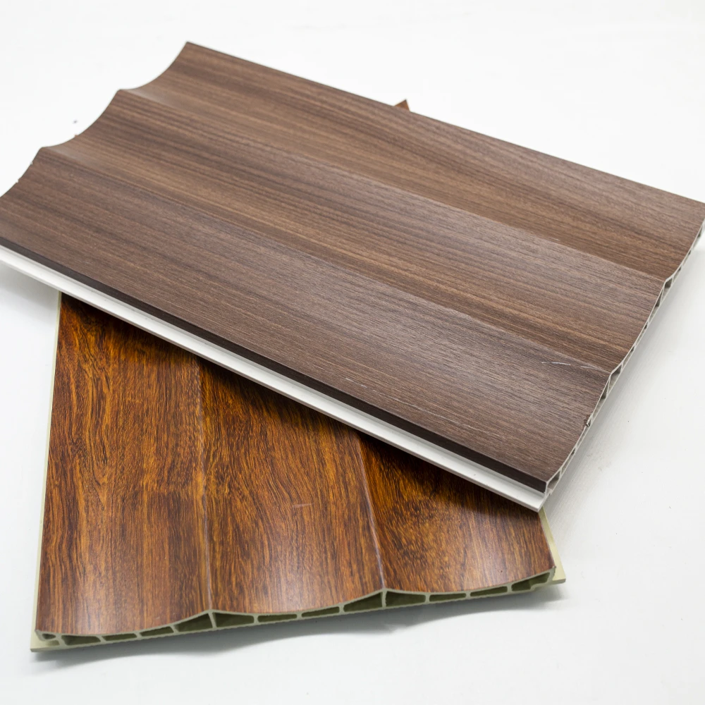 Panel de pared WPC interior de PVC impermeable con decoraci&oacute;n de madera para aplicaciones decorativas de hoteles