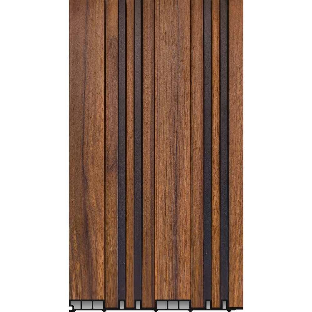 Pared interior de WPC para interiores, compuesto decorativo de WPC resistente a los impactos, impermeable y resistente al agua, para interiores, con chapa de madera impermeable para interiores Placas de paneles