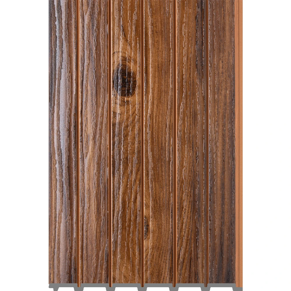 Panel de pared de carb&oacute;n Ps alternativo a madera, revestimiento de panel interior de pared Pvc 3d Ps