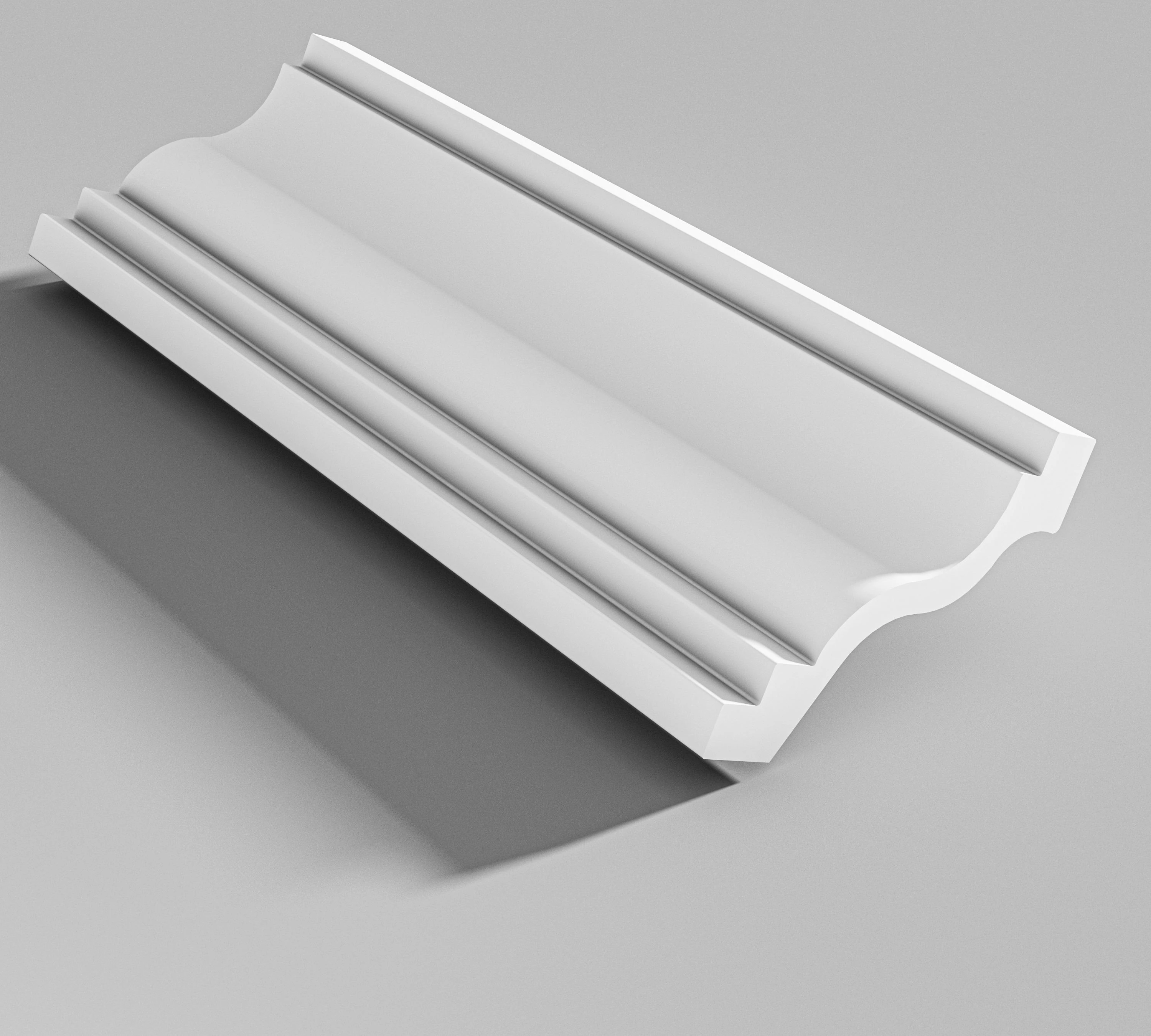 Rodapi&eacute; de piso moderno, fald&oacute;n de pared de PS, impermeable, liviano y f&aacute;cil de instalar