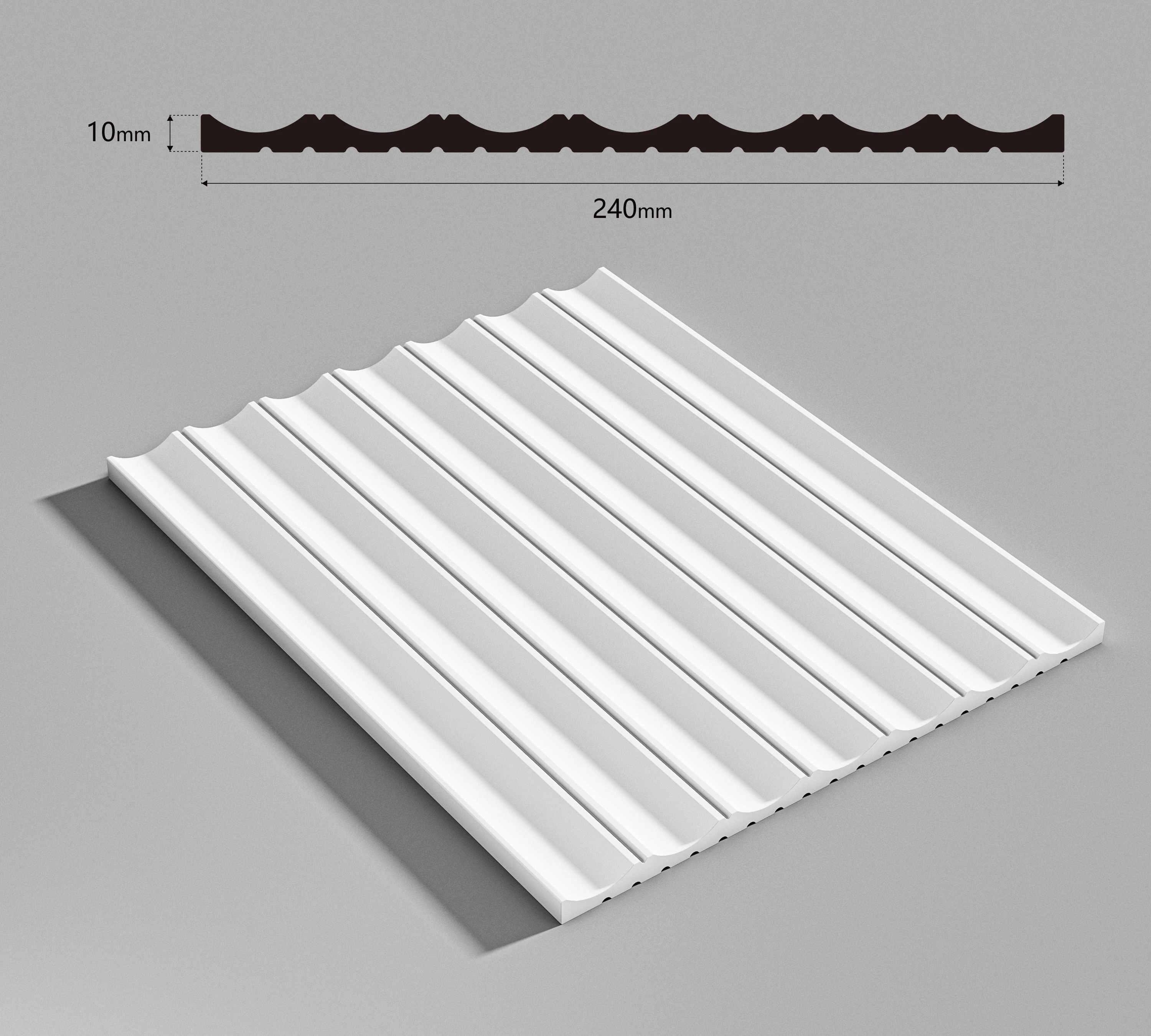 Rodapi&eacute; de piso moderno, fald&oacute;n de pared de PS, impermeable, liviano y f&aacute;cil de instalar
