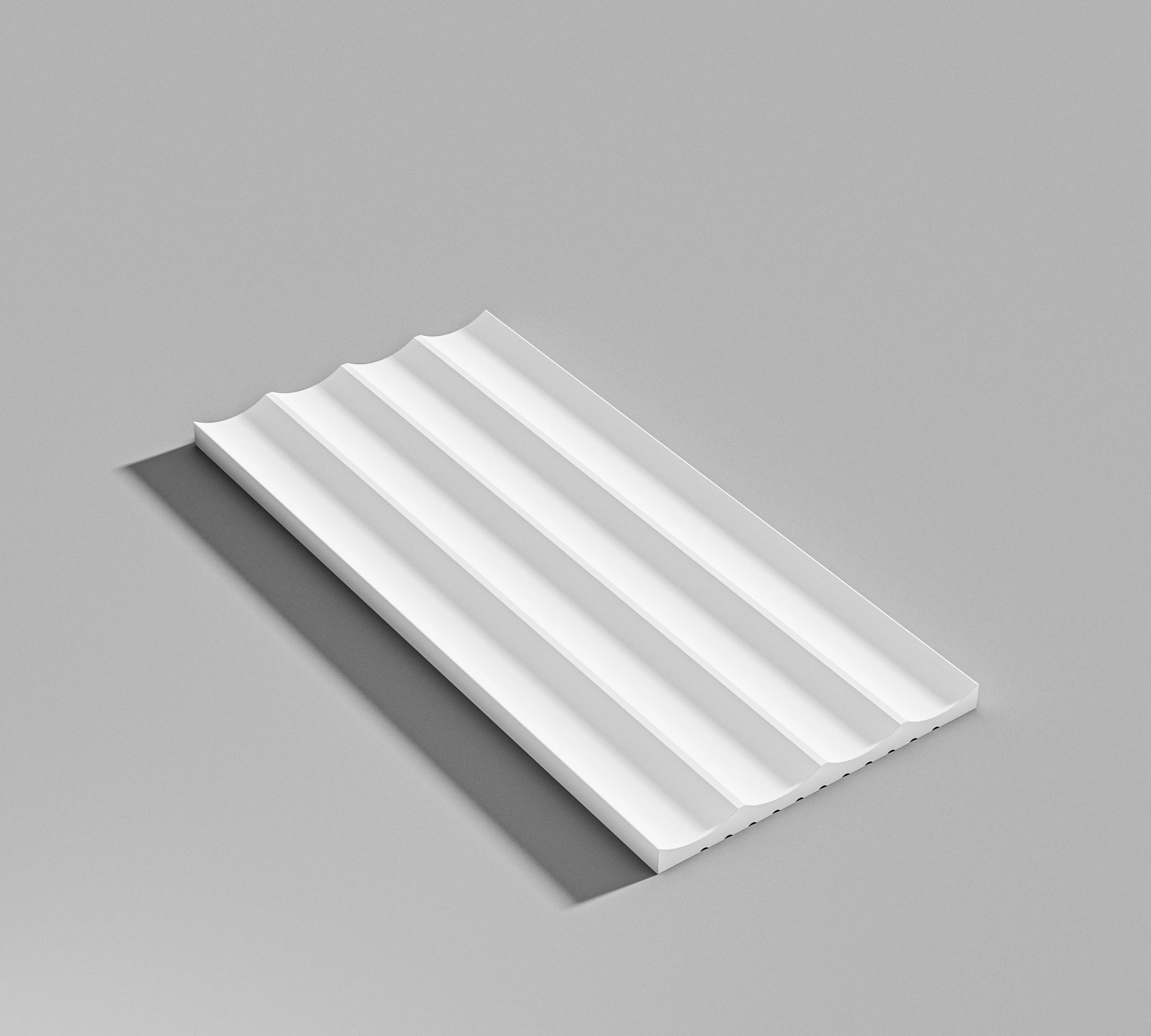 Rodapi&eacute; de piso moderno, fald&oacute;n de pared de PS, impermeable, liviano y f&aacute;cil de instalar