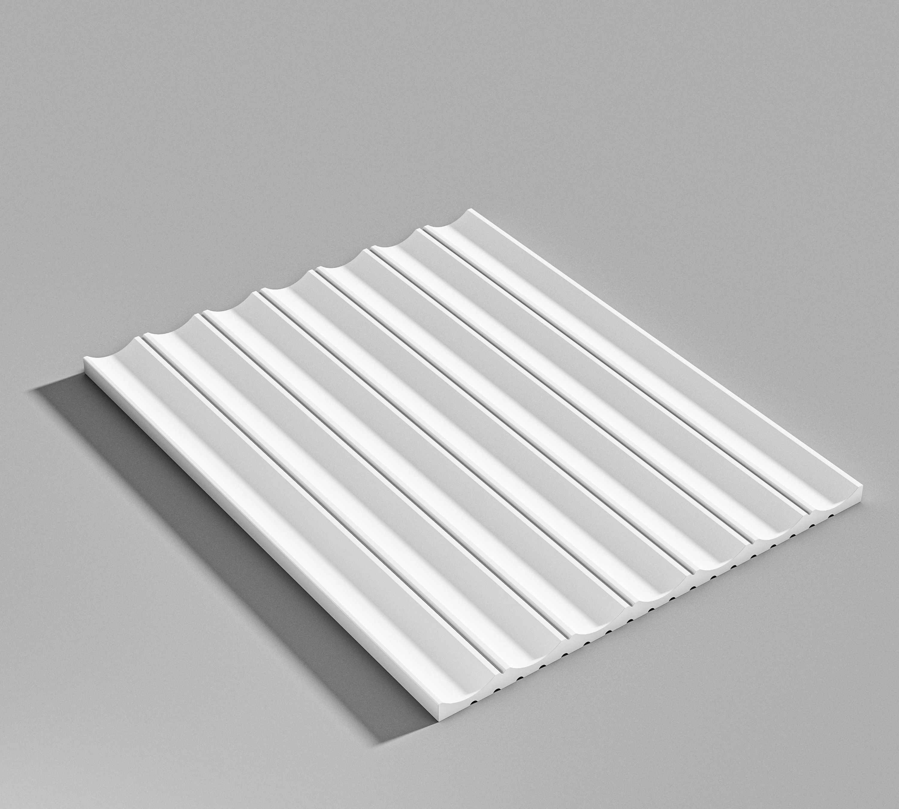 Rodapi&eacute; de piso moderno, fald&oacute;n de pared de PS, impermeable, liviano y f&aacute;cil de instalar