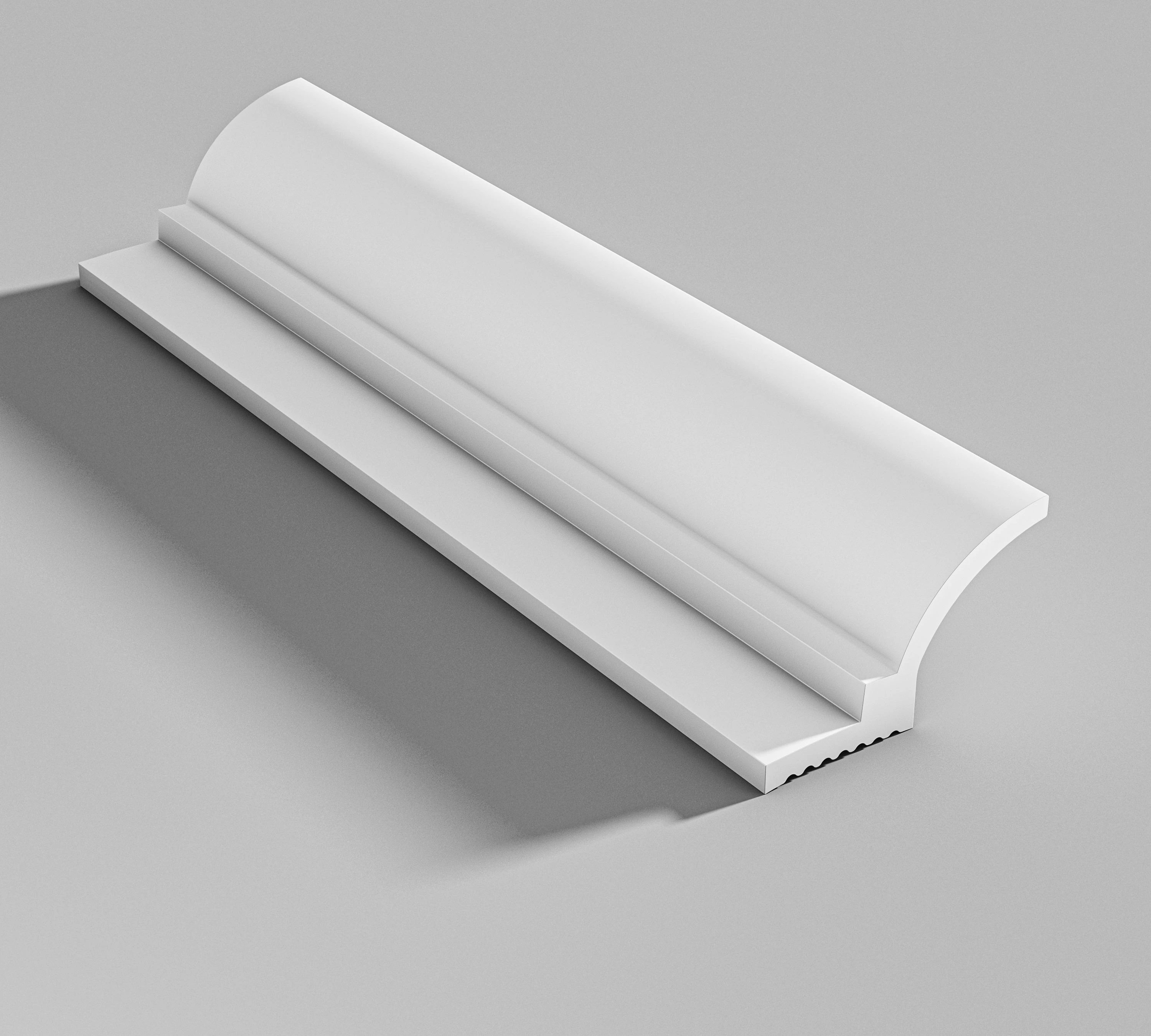 Rodapi&eacute; de piso moderno, fald&oacute;n de pared de PS, impermeable, liviano y f&aacute;cil de instalar